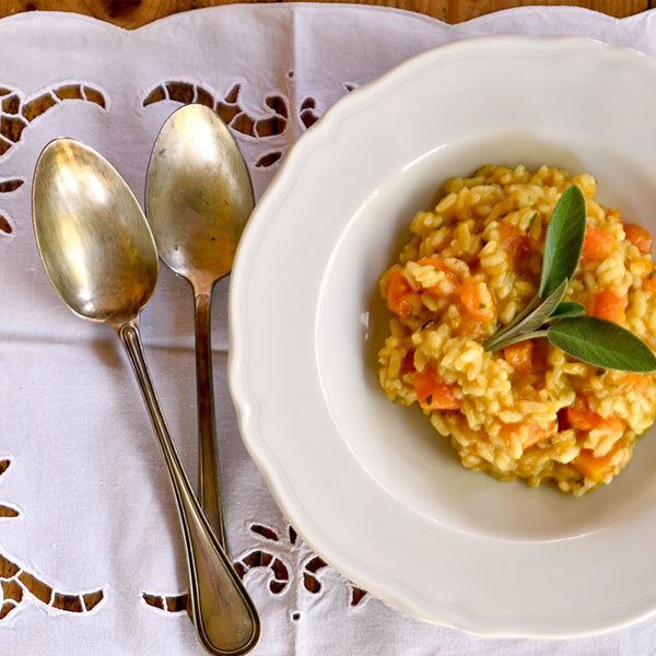 BUTTERNUT SQUASH & SAGE RISOTTO | COOKING IN TUSCANY