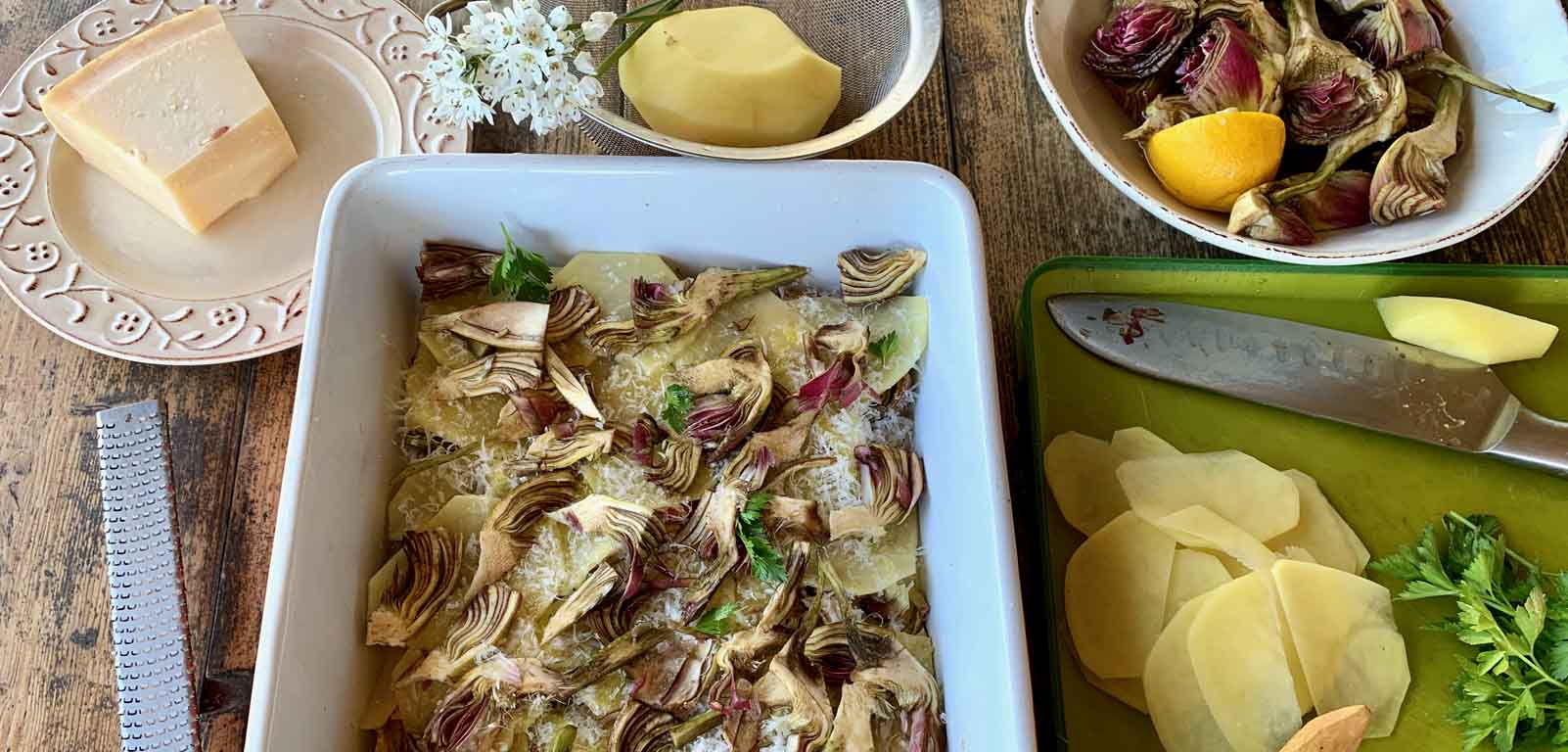 Artichoke & Potato Casserole Class