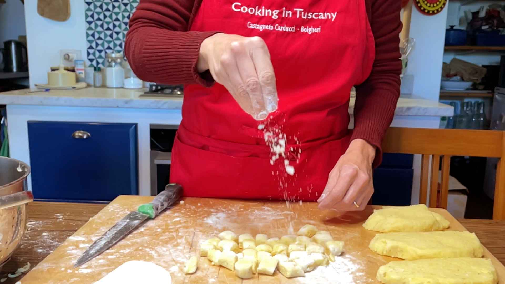 Handmade Potato Gnocchi with Crispy Asparagus Sauce Class