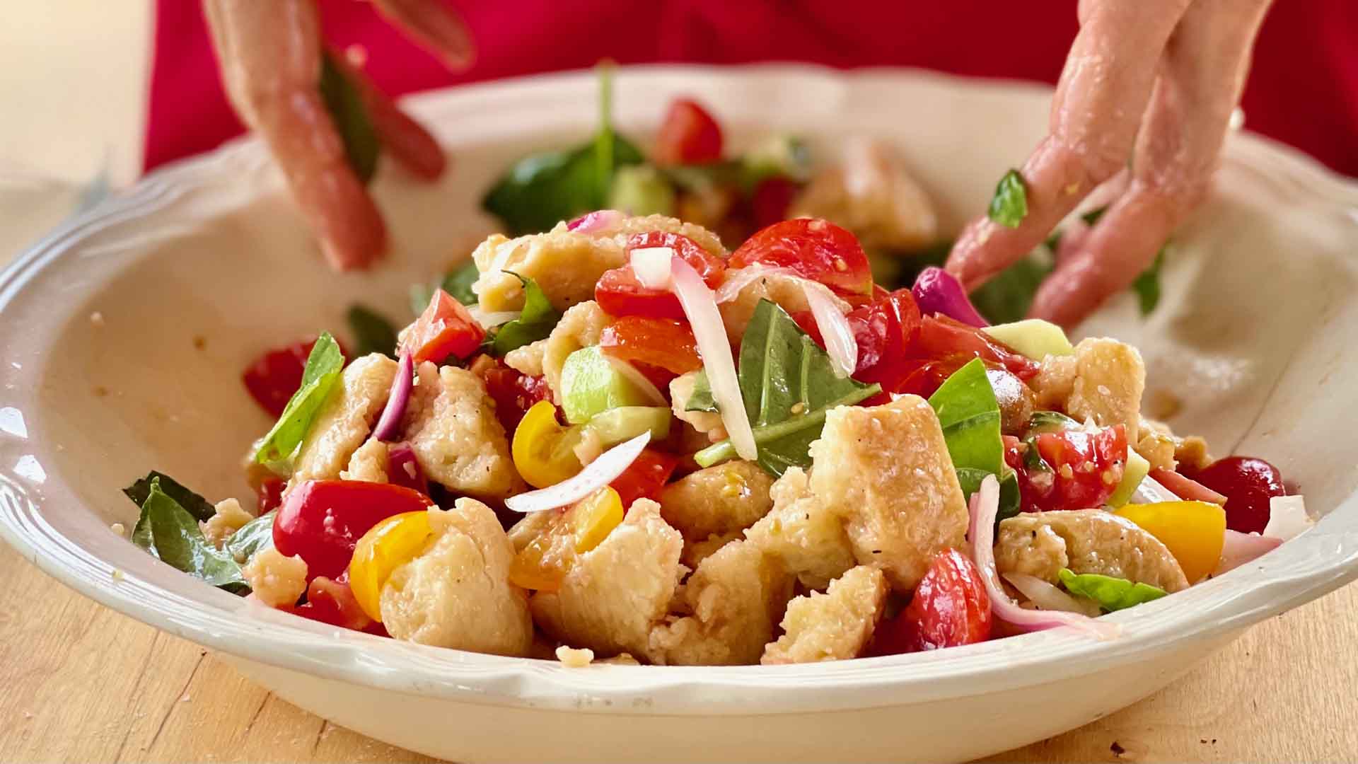 Panzanella, Tuscan summer bread salad Class