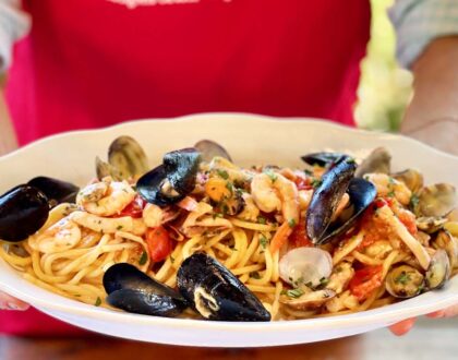 July 23: Spaghetti allo scoglio - Pasta with seafood Class