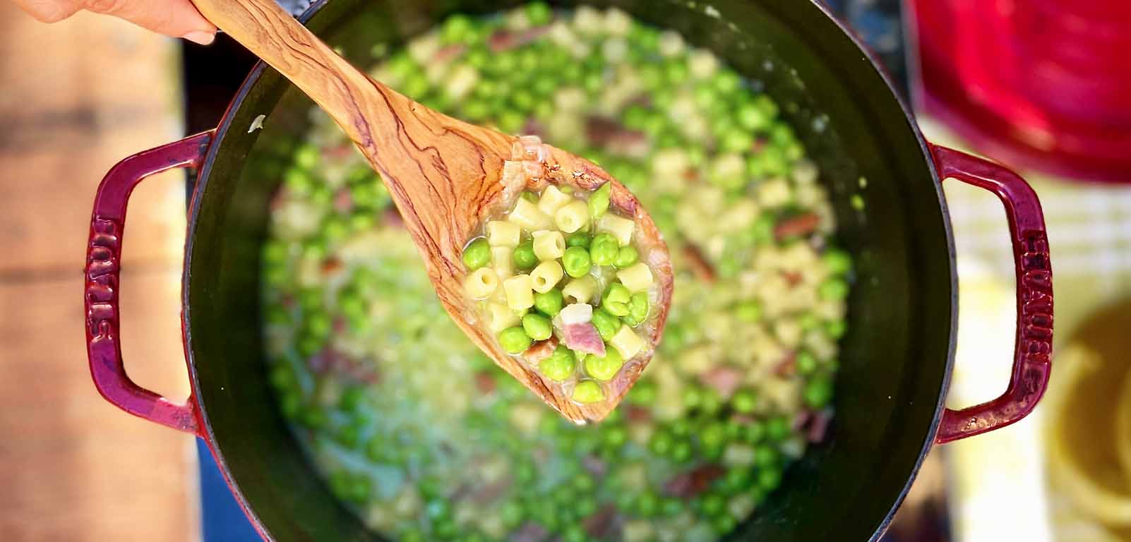 January 21: Pasta and Pea Soup Class