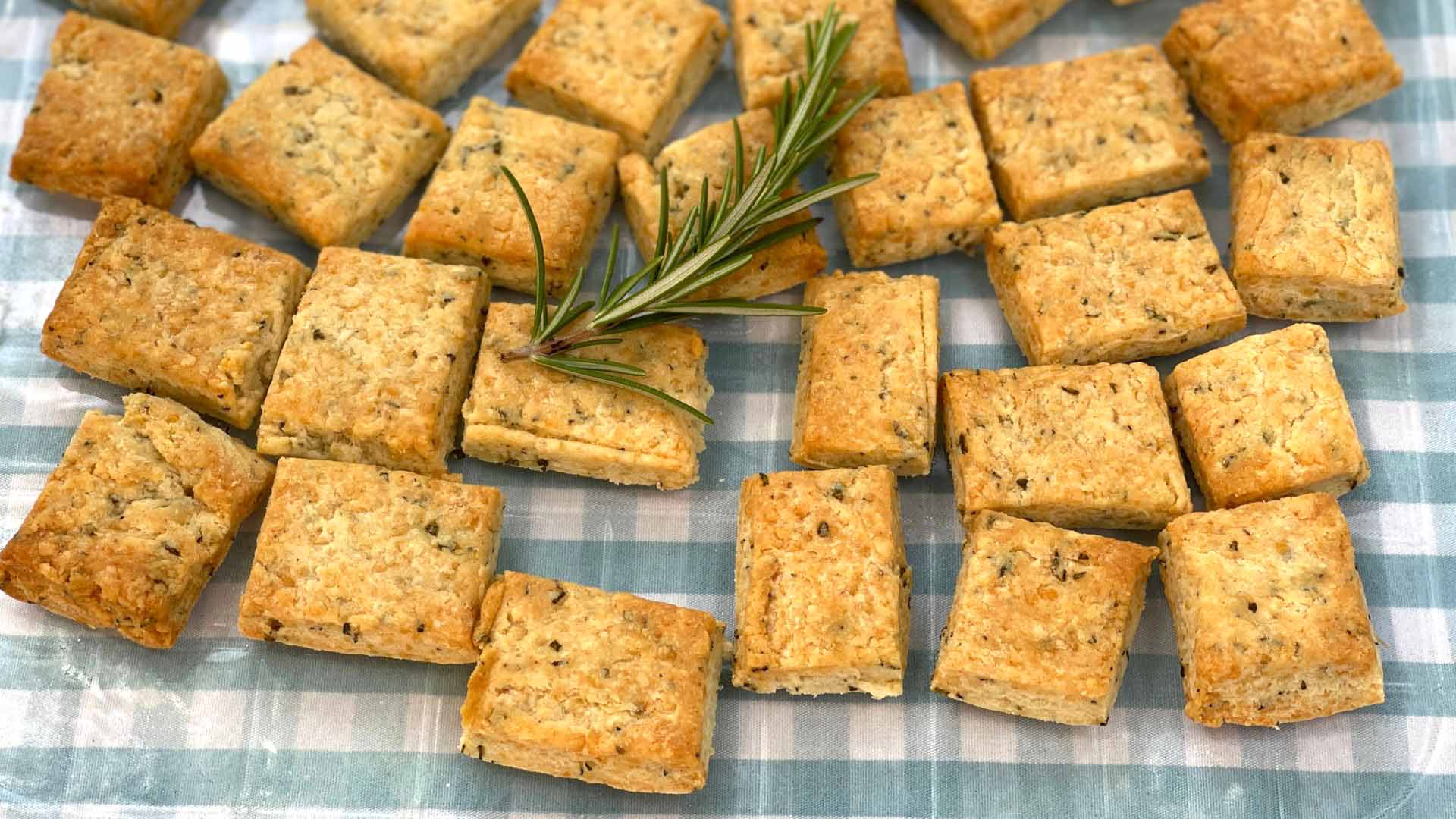 Parmigiano Rosemary Savory Cookies Class