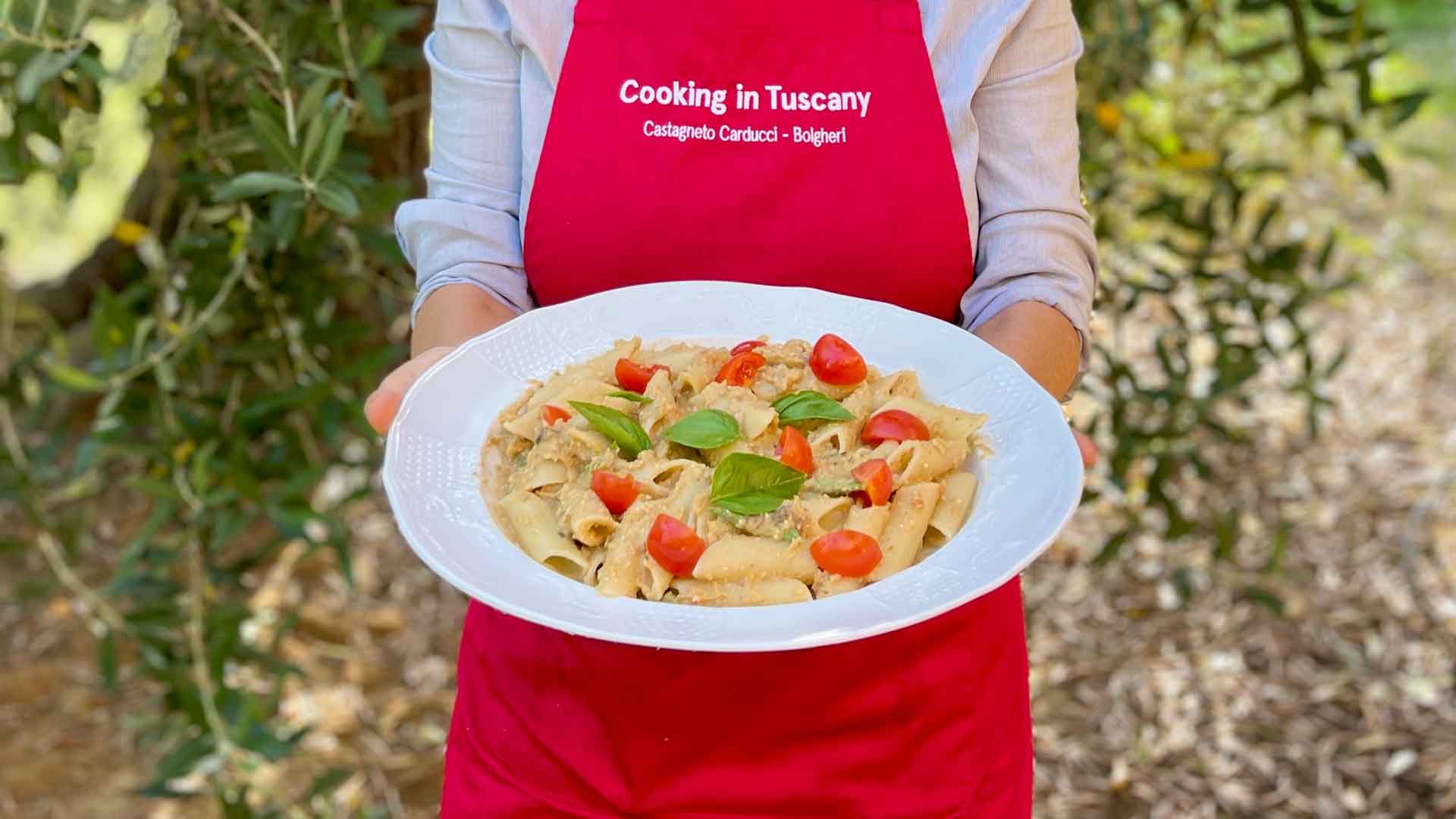 Pasta with Eggplant Pesto Class