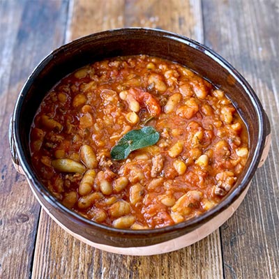 Tuscan Beans with Sage & Tomato (Fagioli all’uccelletto)